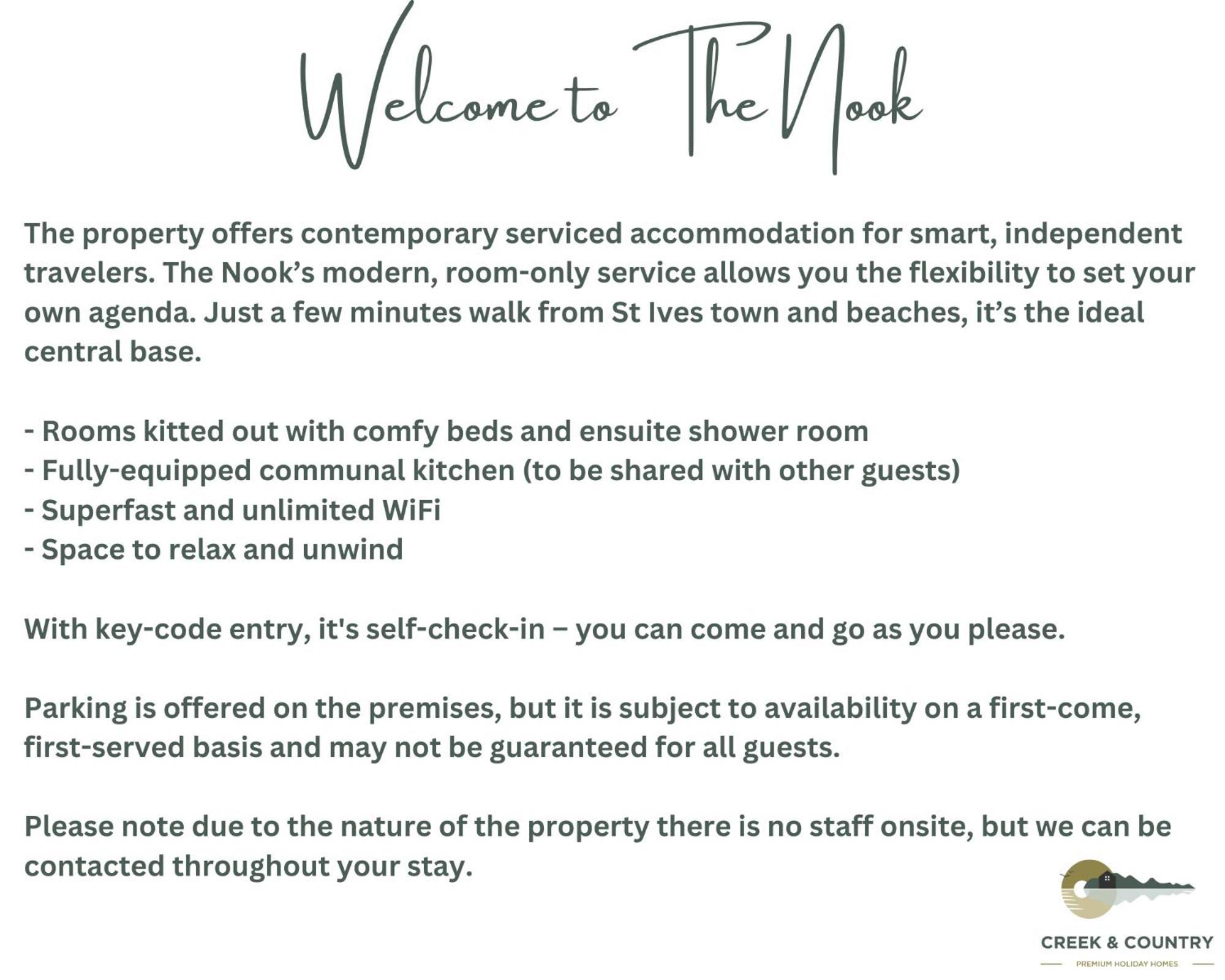 The Nook - Self Serviced Accommodation St Ives Exteriör bild